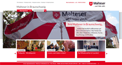 Desktop Screenshot of malteser-braunschweig.de